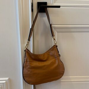 Milly Tan Leather Shoulder Bag with dust cover